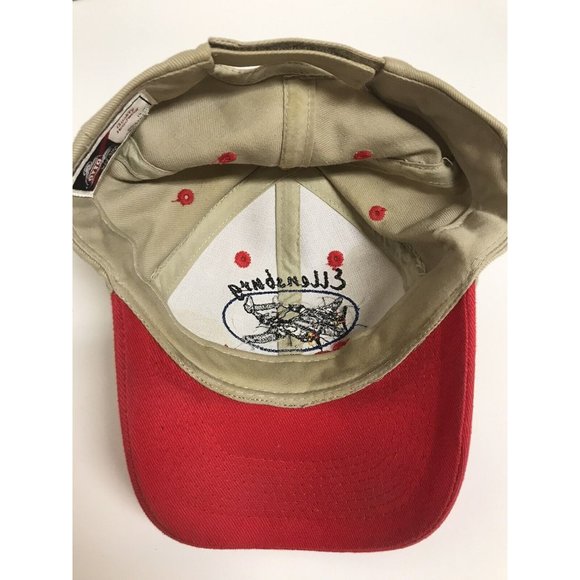 Ellensburg Washington RC Flyers Red Beige Adjustable Hat - Picture 9 of 10